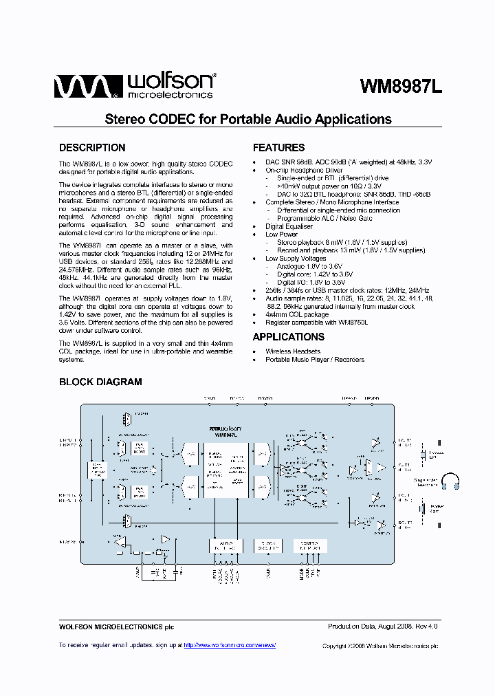WM8987_8490806.PDF Datasheet