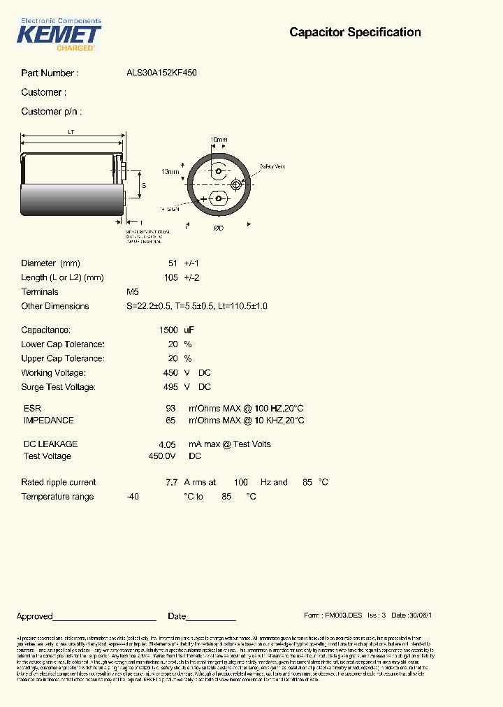 ALS30A152KF450_8492050.PDF Datasheet