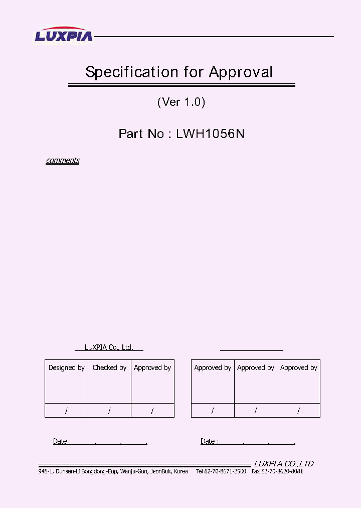LWH1056N_8492217.PDF Datasheet