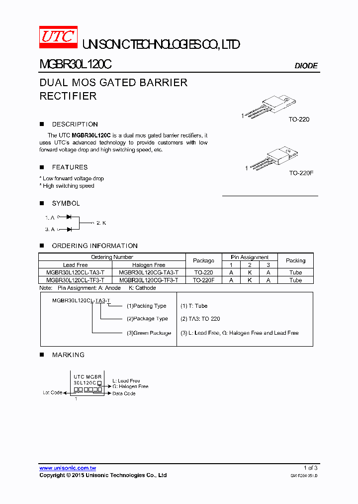 MGBR30L120CL-TF3-T_8493639.PDF Datasheet