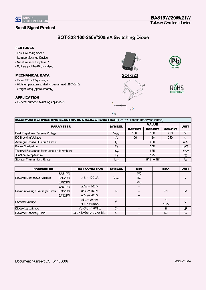 BAS19W-M0RVG_8493979.PDF Datasheet