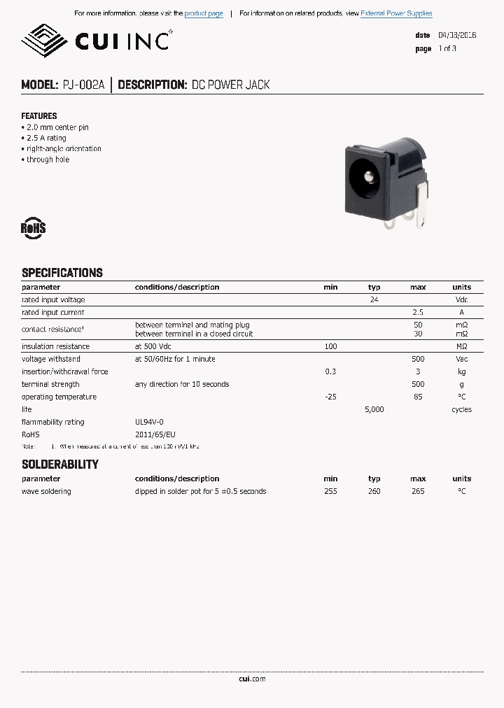 PJ-002A_8494722.PDF Datasheet