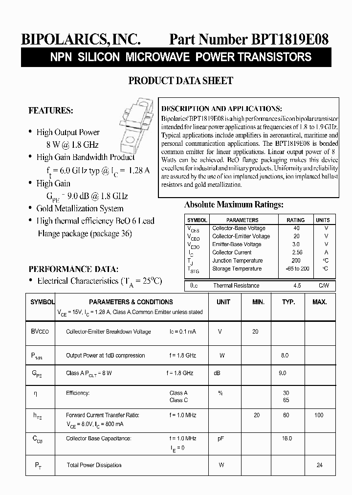 BPT1819E08_8494516.PDF Datasheet