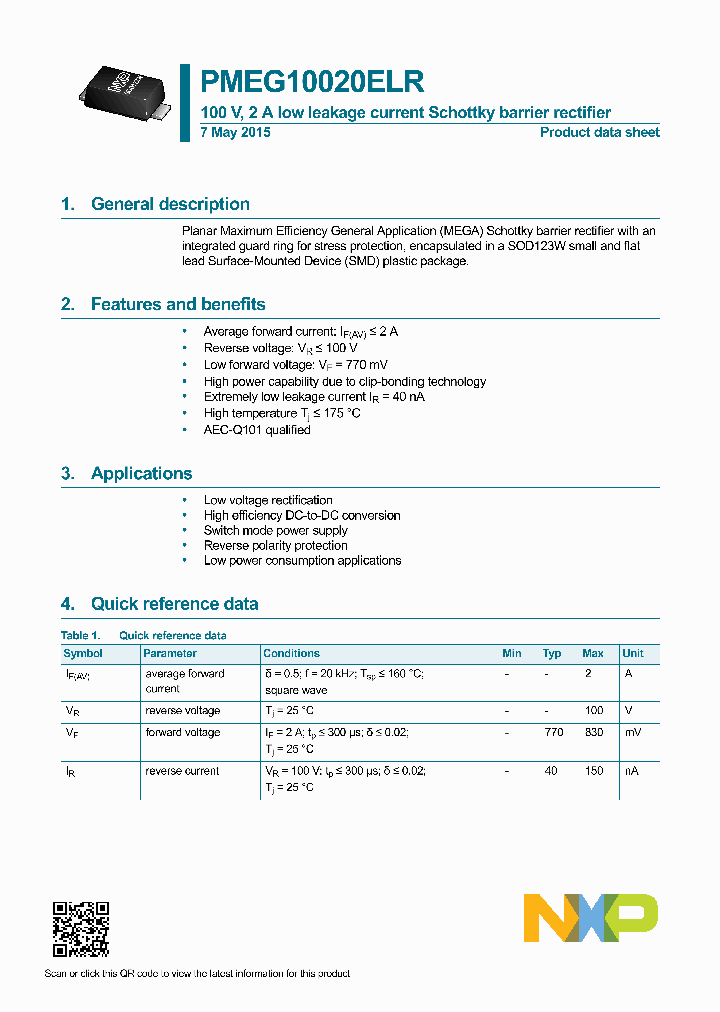 PMEG10020ELR-15_8495078.PDF Datasheet