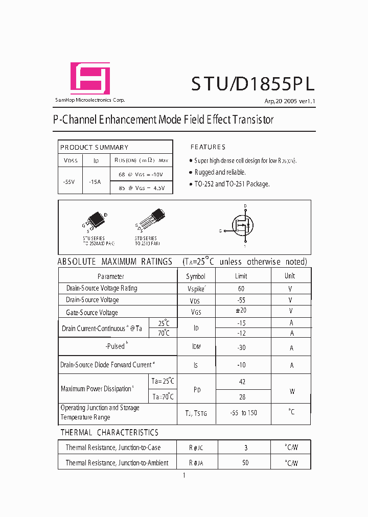 STUD1855PL_8495921.PDF Datasheet