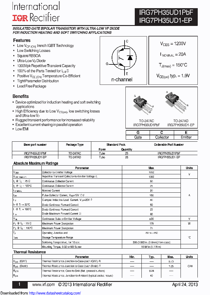 IRG7PH35UD1-EP_8496177.PDF Datasheet