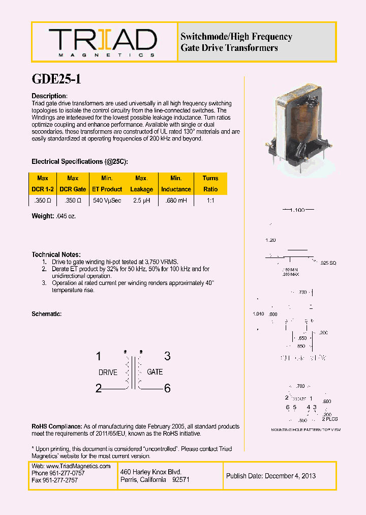 GDE25-1-13_8496689.PDF Datasheet
