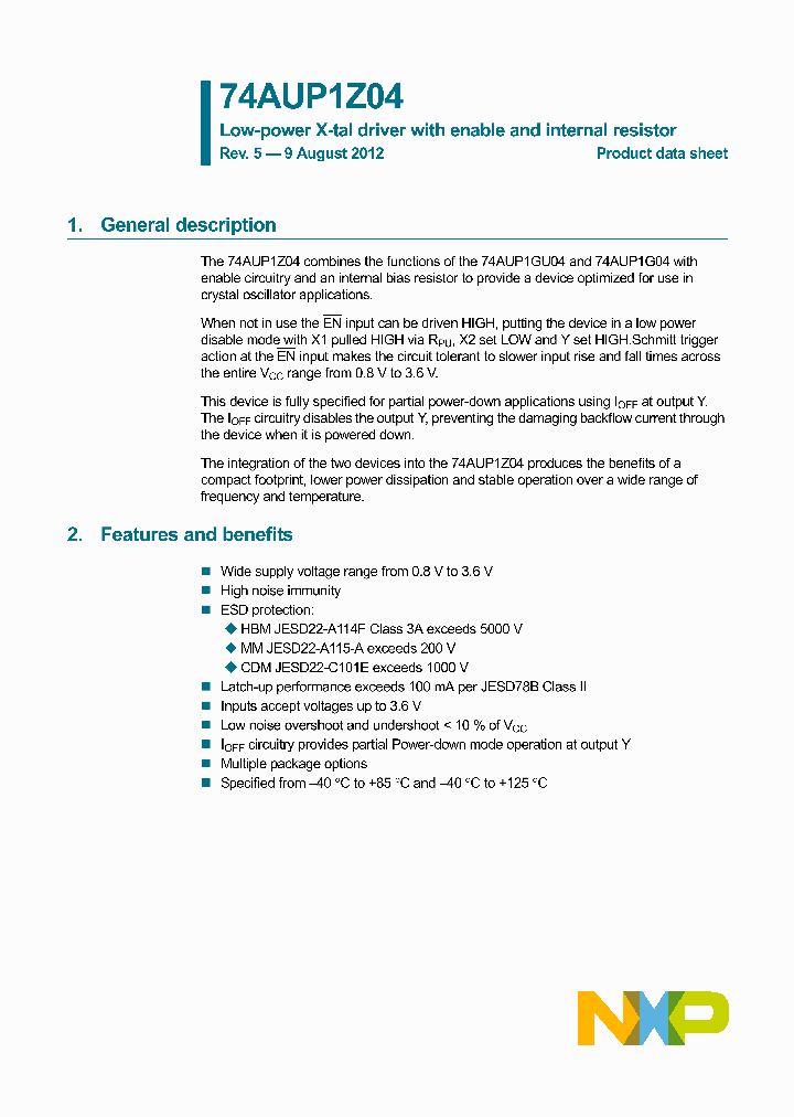 74AUP1Z04GM_8497699.PDF Datasheet