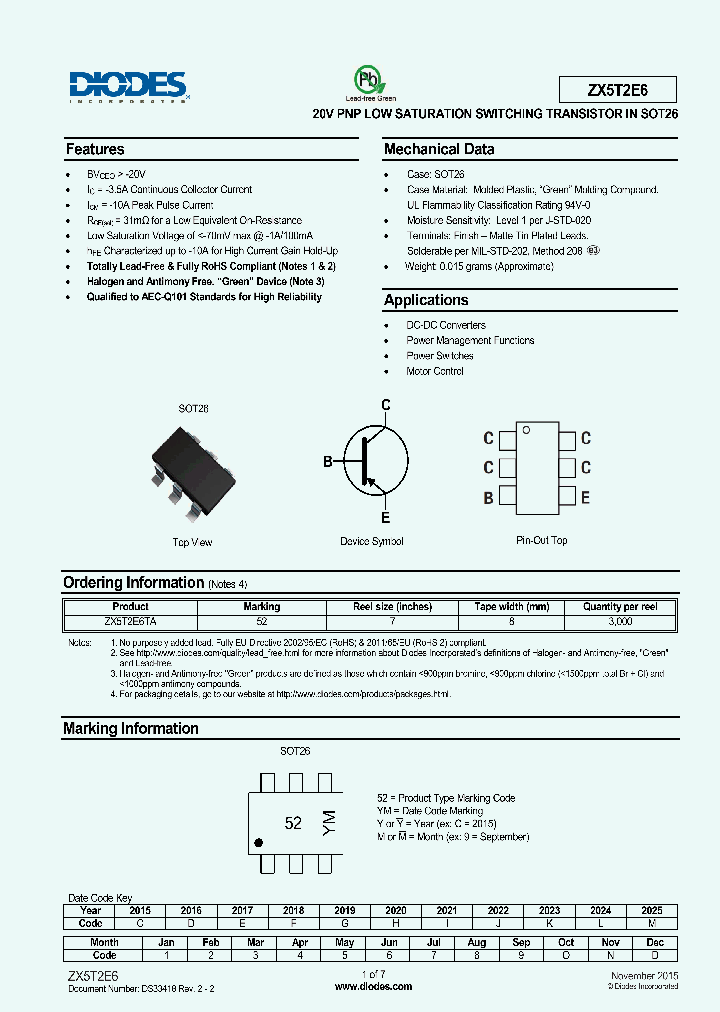 ZX5T2E6TA_8498413.PDF Datasheet