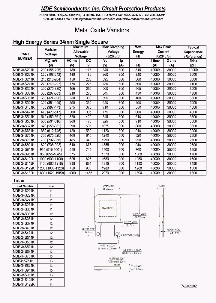 MDE-34S951K_8498535.PDF Datasheet