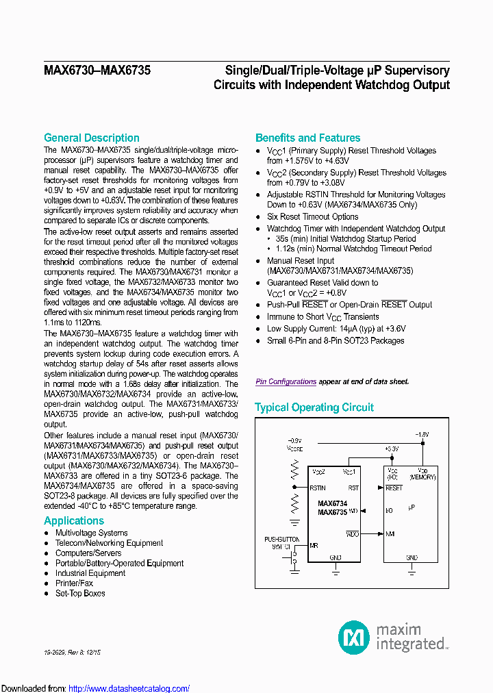 MAX6730UTLD3T_8498619.PDF Datasheet