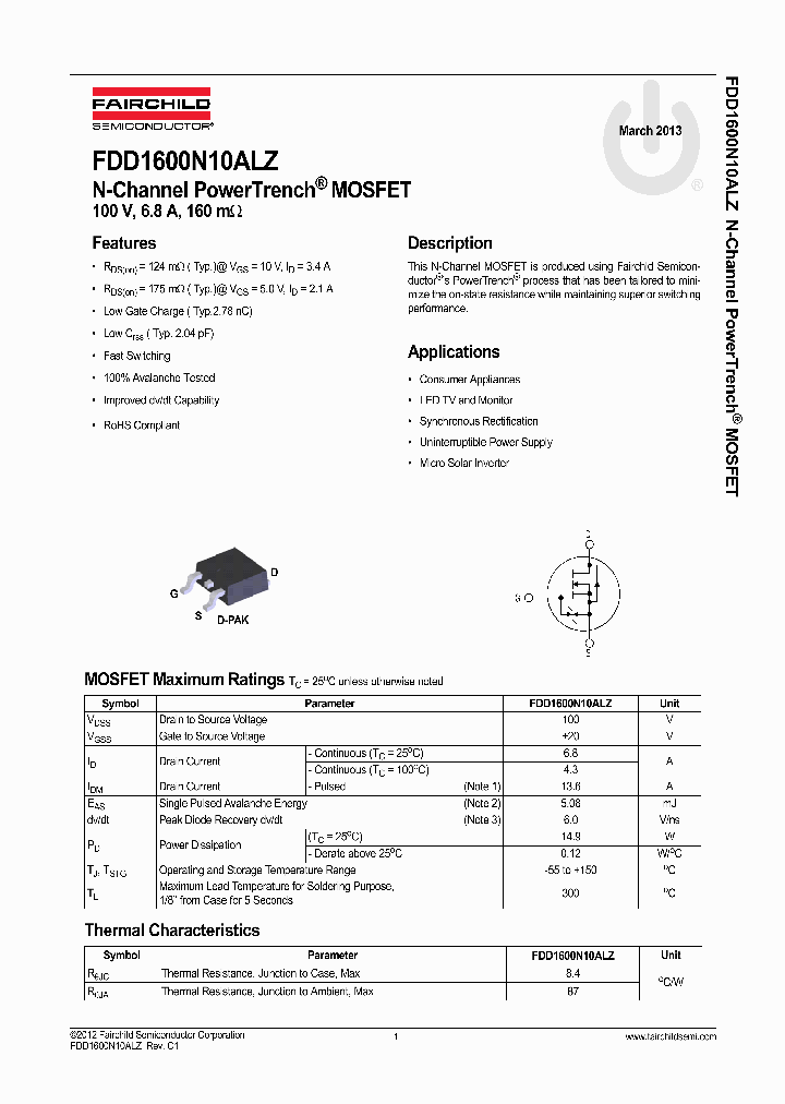 FDD1600N10ALZ_8499186.PDF Datasheet
