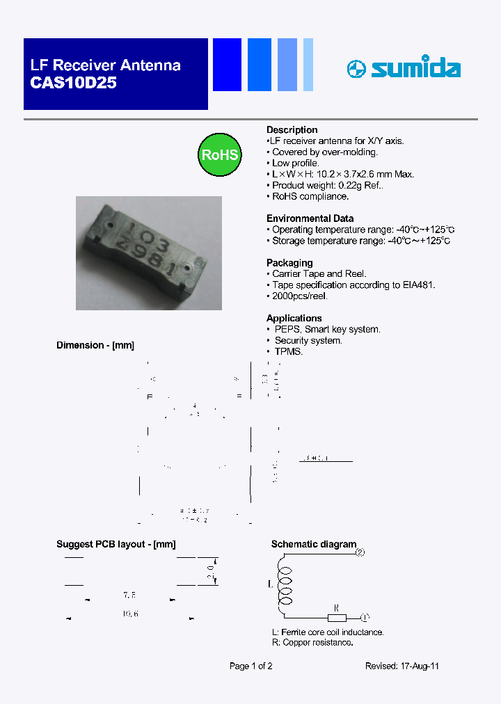 CAS10D25-412_8500388.PDF Datasheet
