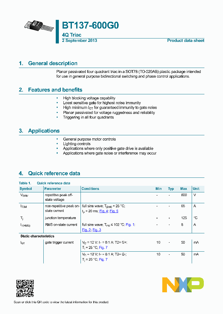 BT137-600G0_8500071.PDF Datasheet