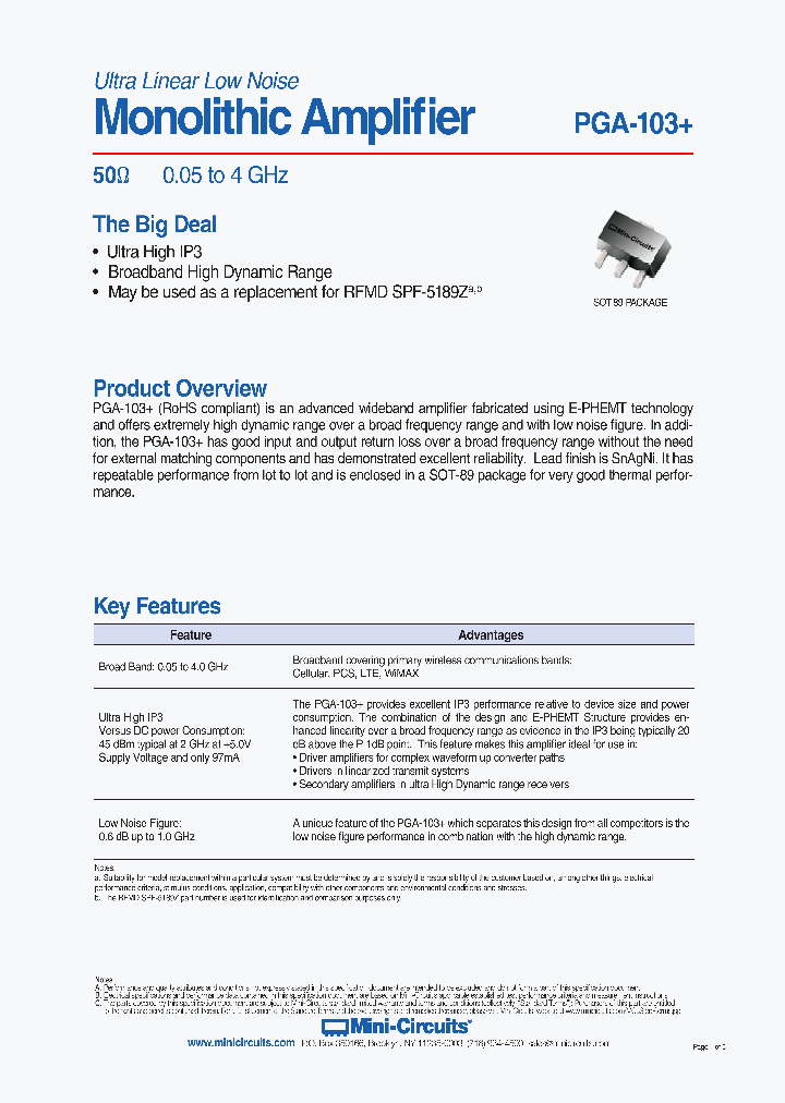 PGA-103_8501681.PDF Datasheet