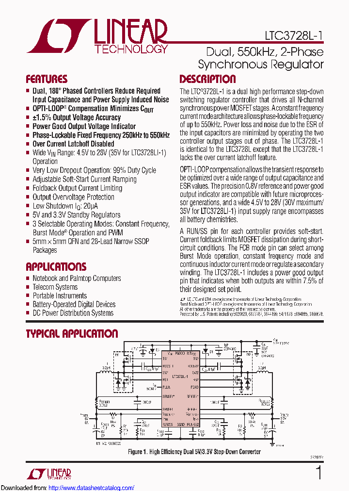 LTC3728LEGN-1TRPBF_8503453.PDF Datasheet