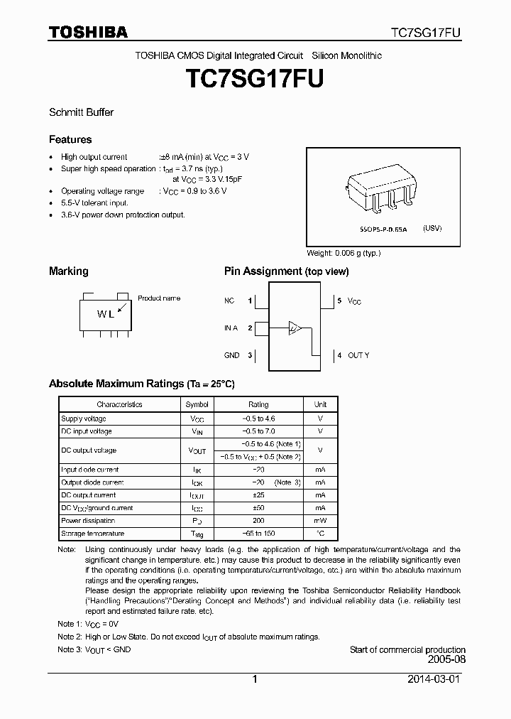 TC7SG17FU_8504213.PDF Datasheet