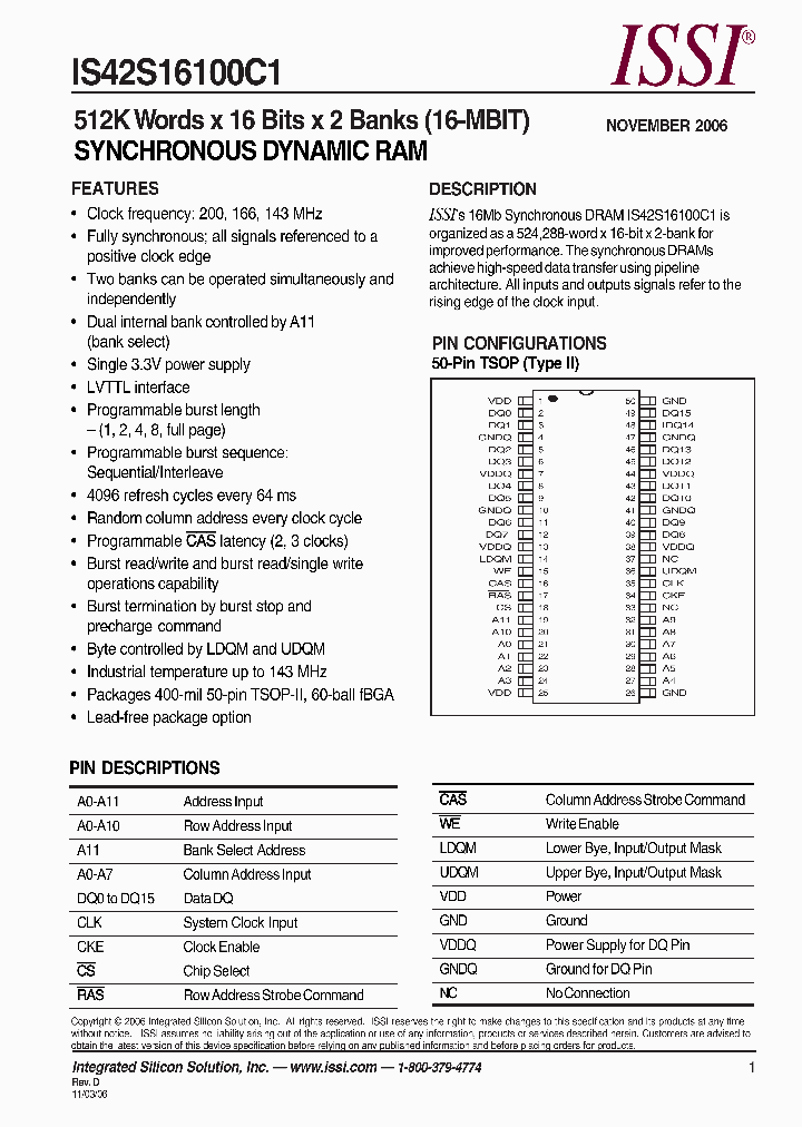 IS42S16100C1-6T_8504589.PDF Datasheet