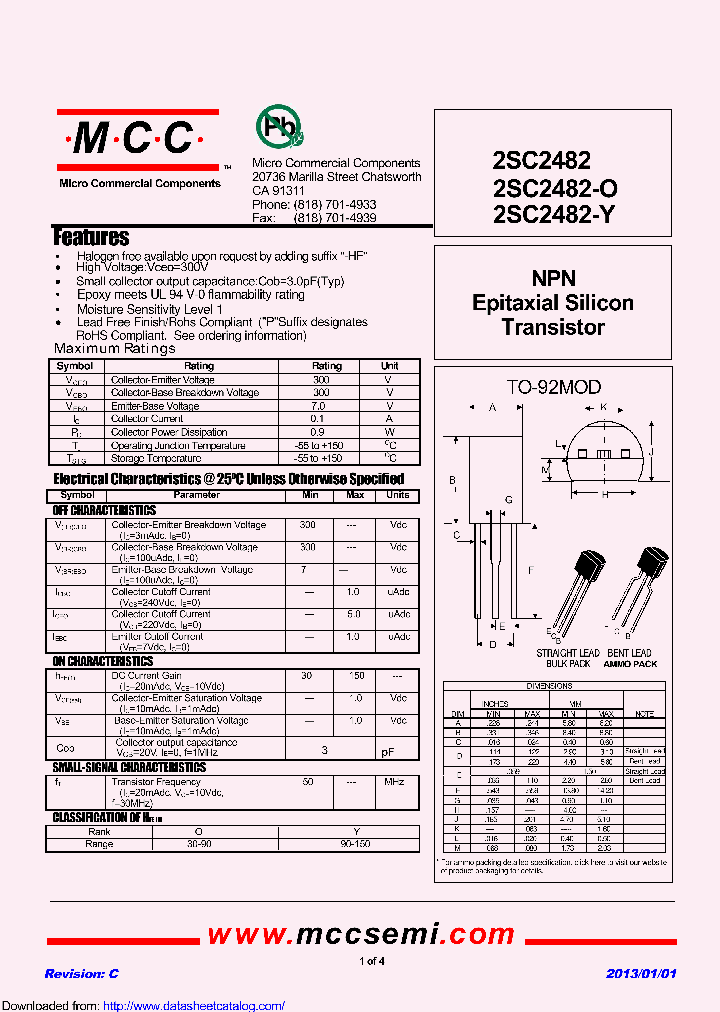 2SC2482-O_8504517.PDF Datasheet