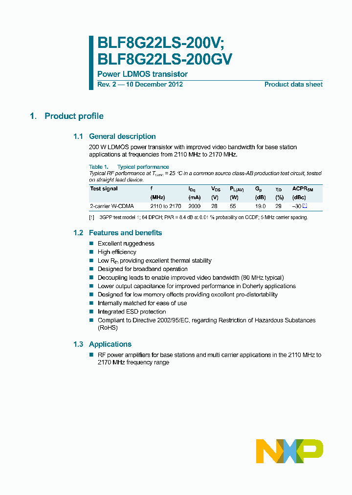 BLF8G22LS-200V_8505873.PDF Datasheet