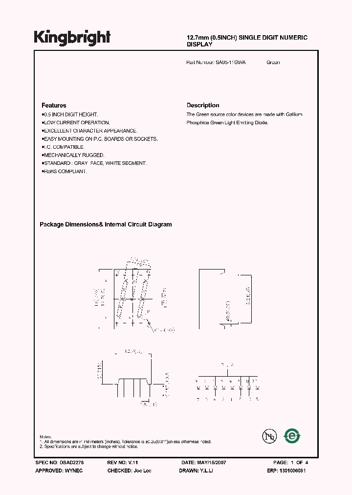 SA05-11GWA_8506636.PDF Datasheet
