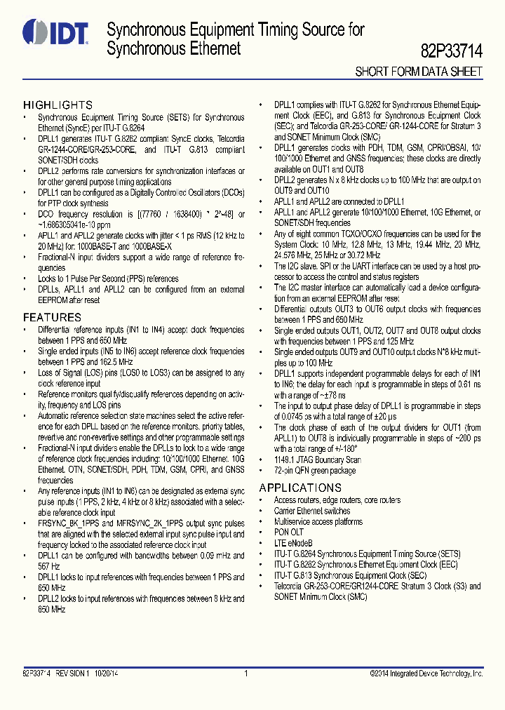82P33714_8506915.PDF Datasheet