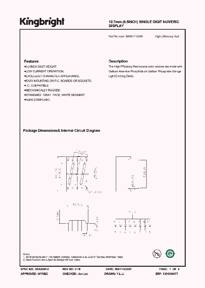 SA05-11EWA_8506633.PDF Datasheet