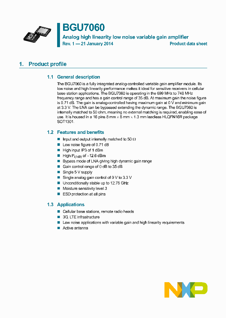 BGU7060_8506804.PDF Datasheet