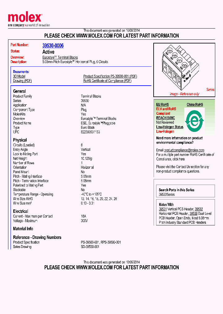 39530-0006_8507268.PDF Datasheet