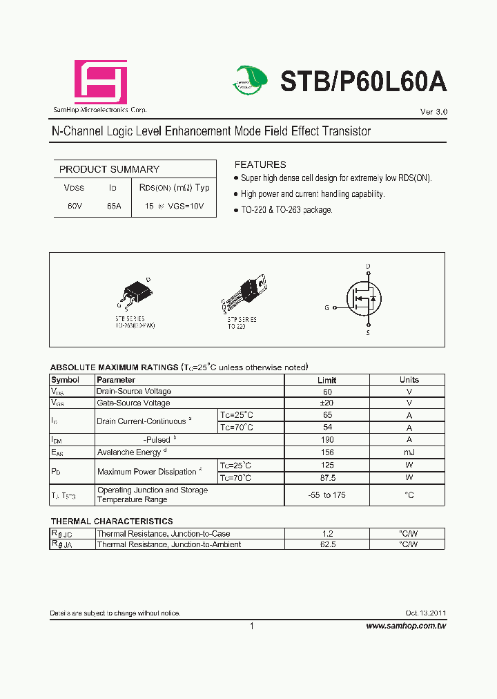 STBP60L60A_8507154.PDF Datasheet