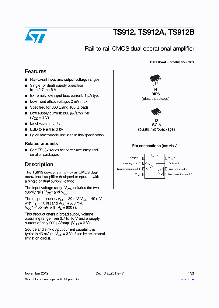 TS912AIYDT_8507914.PDF Datasheet