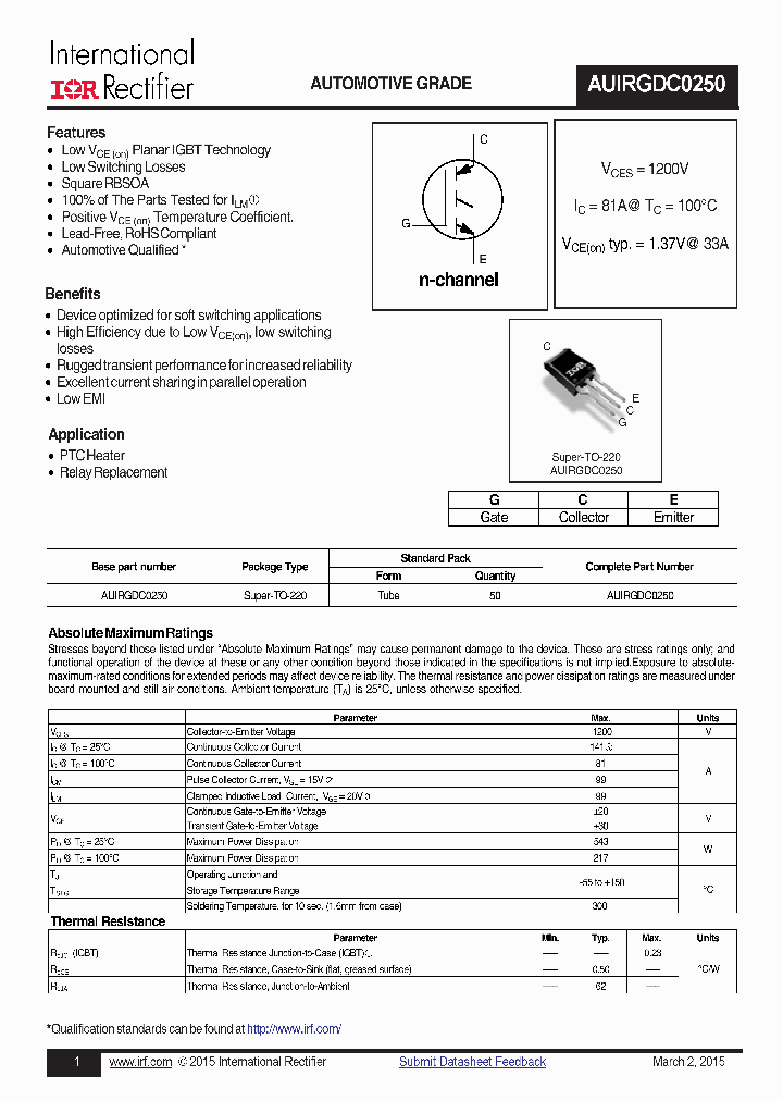 AUIRGDC0250_8508277.PDF Datasheet