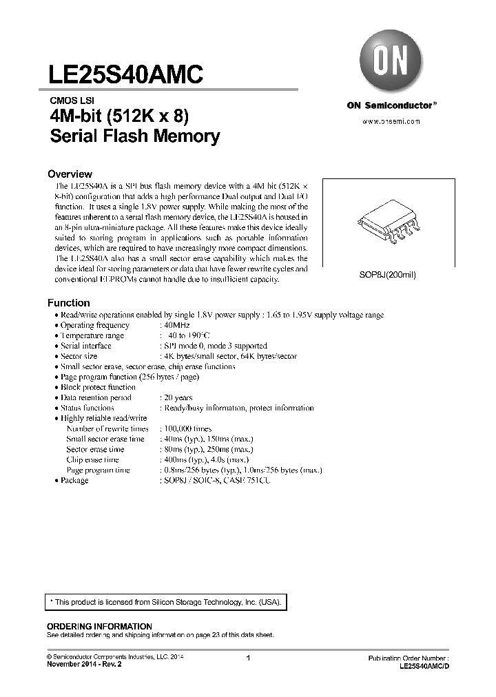 LE25S40AMCTWG_8509475.PDF Datasheet