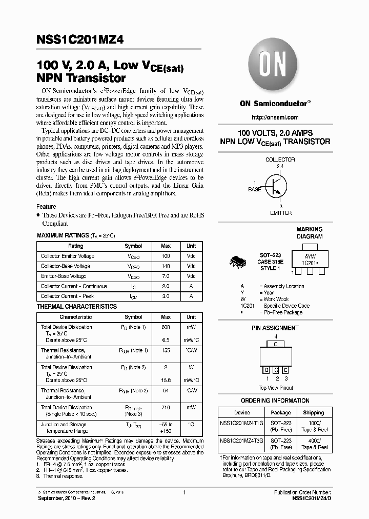 NSS1C201MZ4-10_8510502.PDF Datasheet