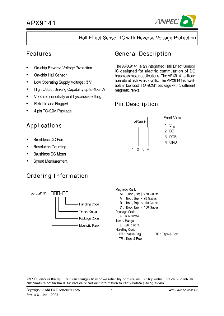 APX9141DEE-TR_8513863.PDF Datasheet