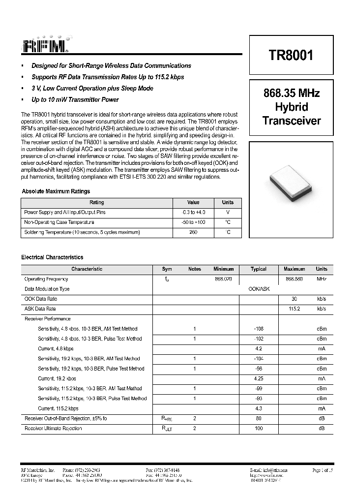 TR8001_8515883.PDF Datasheet