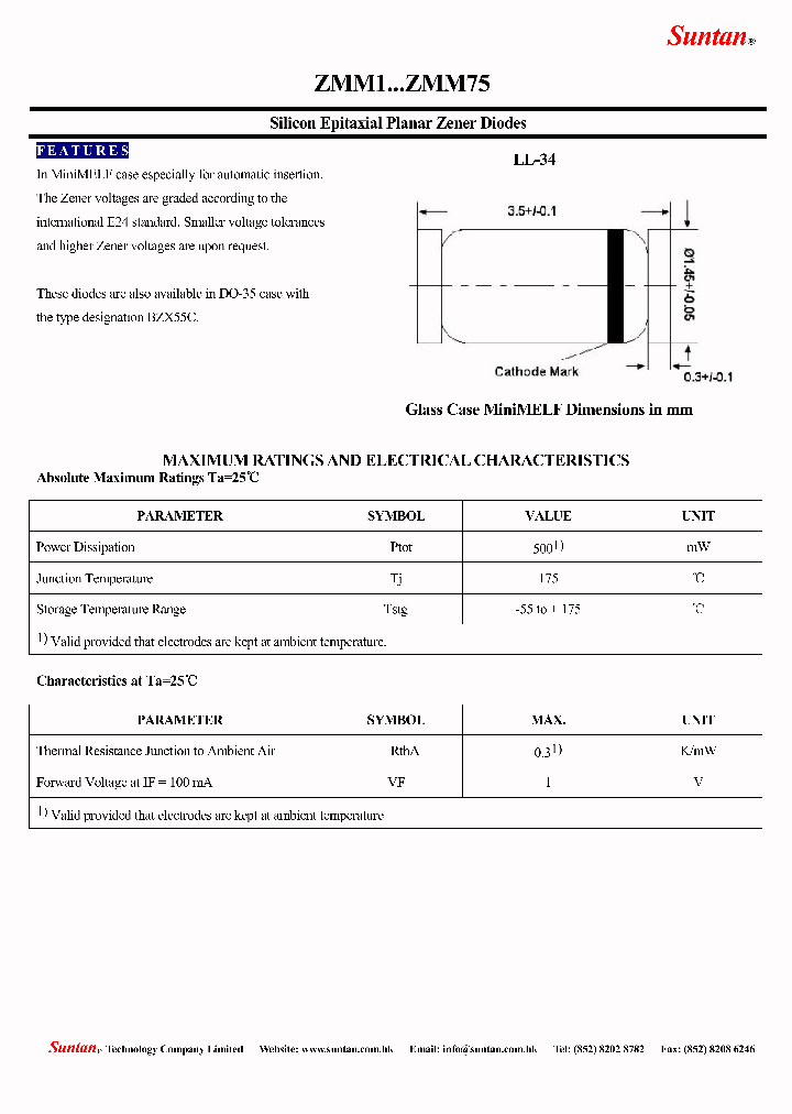 ZMM4V3_8516707.PDF Datasheet