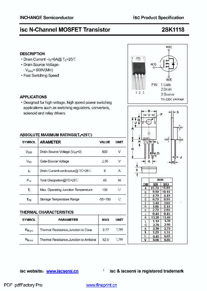 2SK1118_8517147.PDF Datasheet