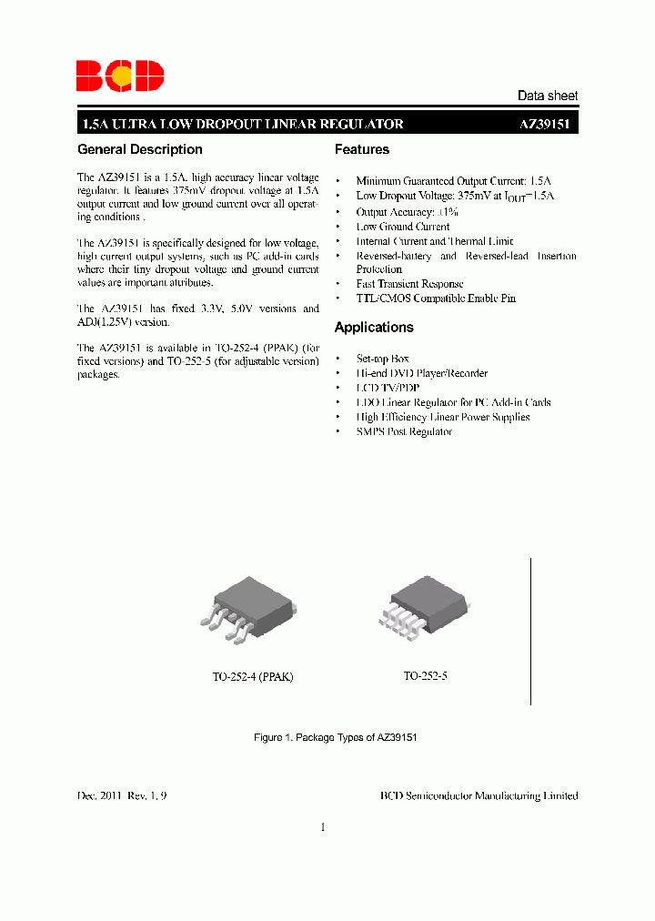 AZ39151D5-ADJTRE1_8518294.PDF Datasheet