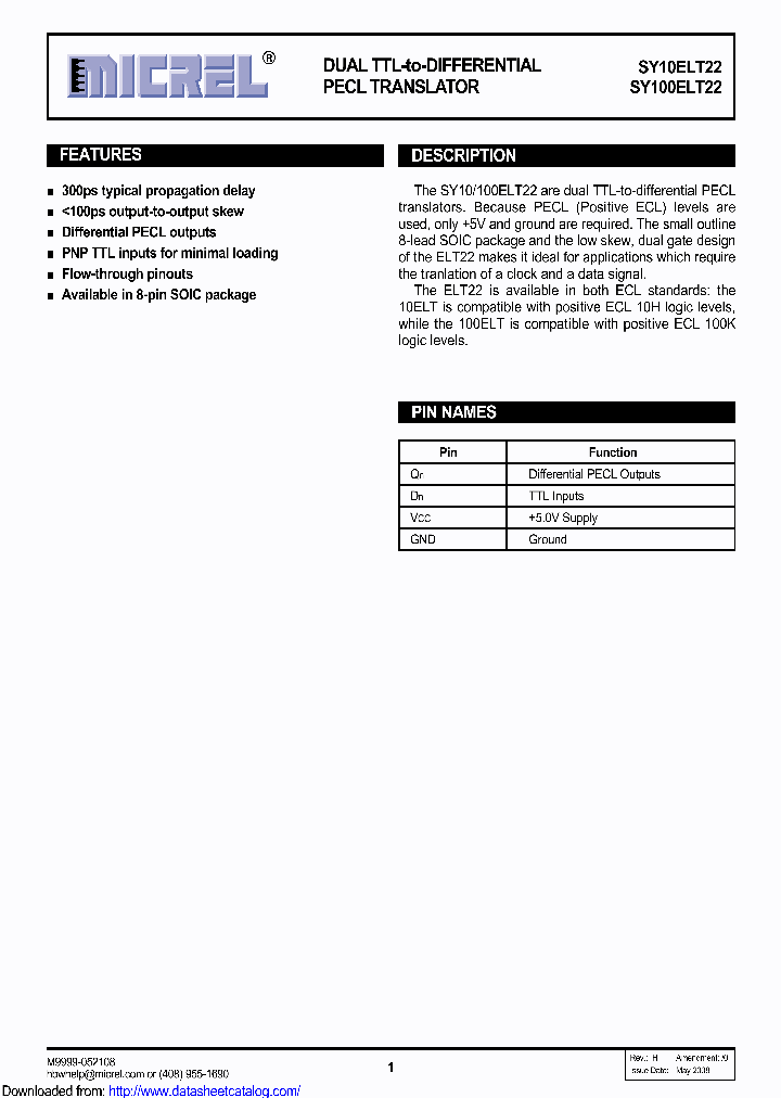 SY100ELT22ZG-TR_8518981.PDF Datasheet