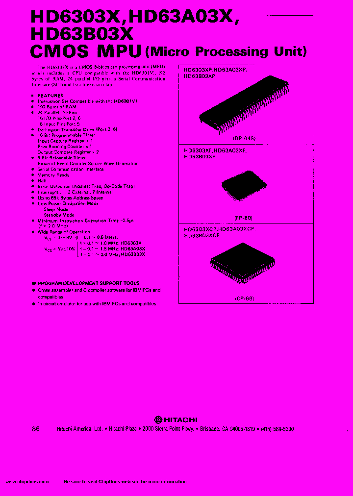 HD6303XCP_8518662.PDF Datasheet