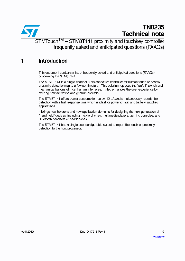 TN0235_8520112.PDF Datasheet