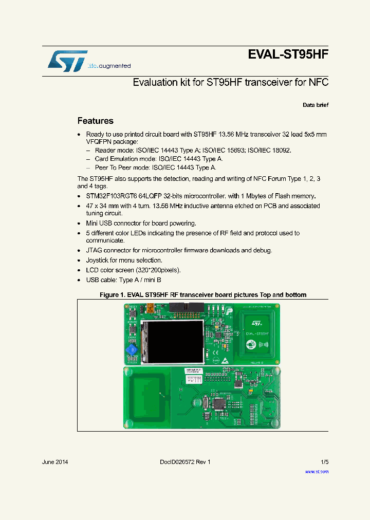 EVAL-ST95HF_8520380.PDF Datasheet