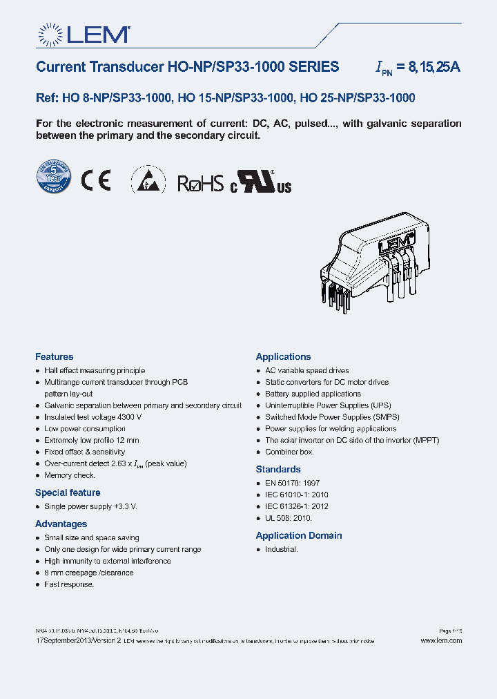 HO15-NP-SP2200_8521220.PDF Datasheet