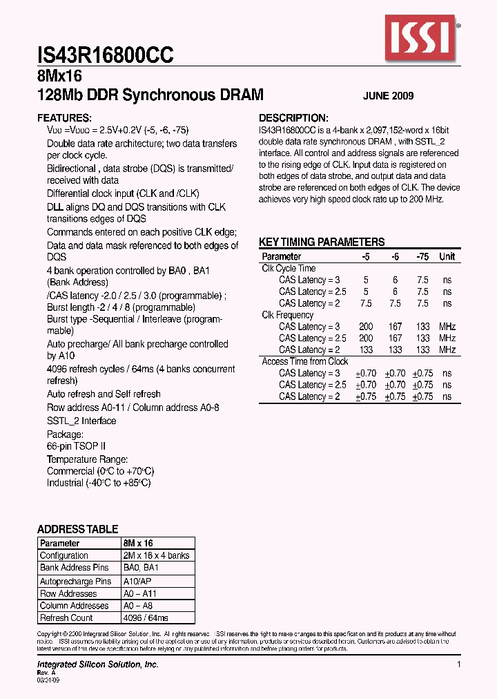 IS43R16800CC-6TL_8522324.PDF Datasheet
