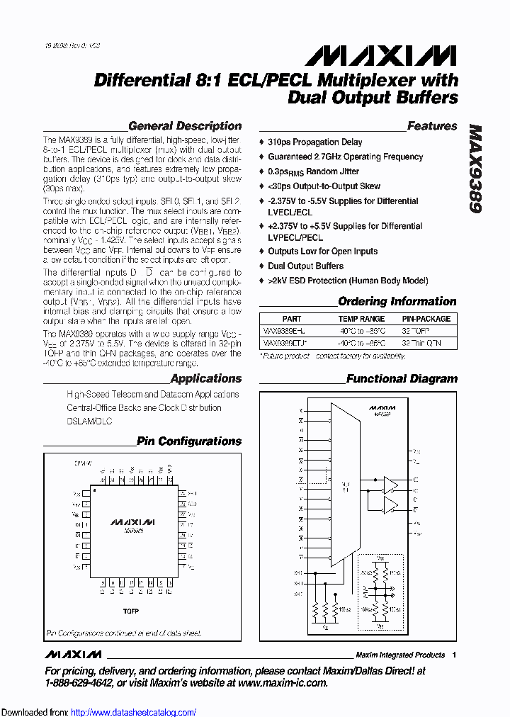 MAX9389EHJT_8521876.PDF Datasheet