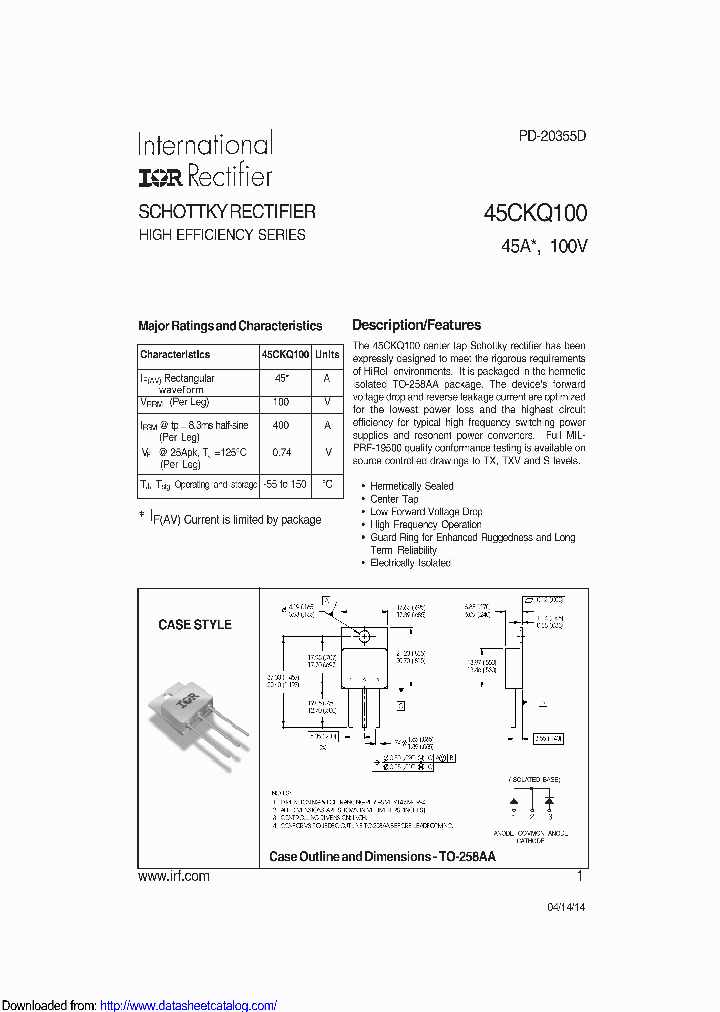 45CKQ100SCS_8522077.PDF Datasheet
