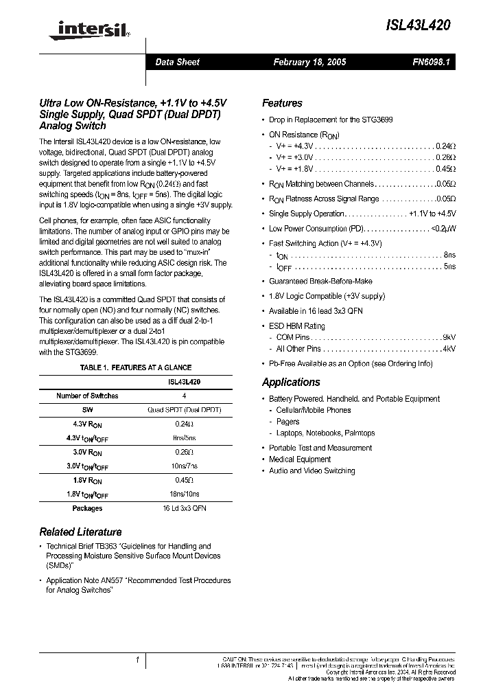 ISL43L420IRZ_8522444.PDF Datasheet