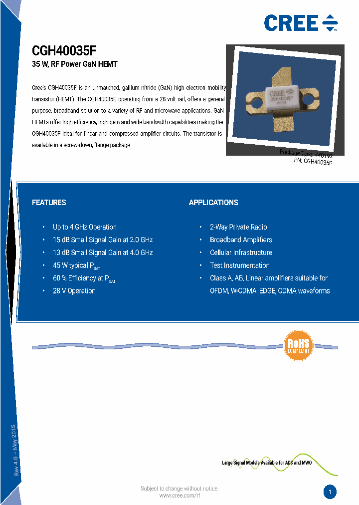 CGH40035F-AMP_8524907.PDF Datasheet