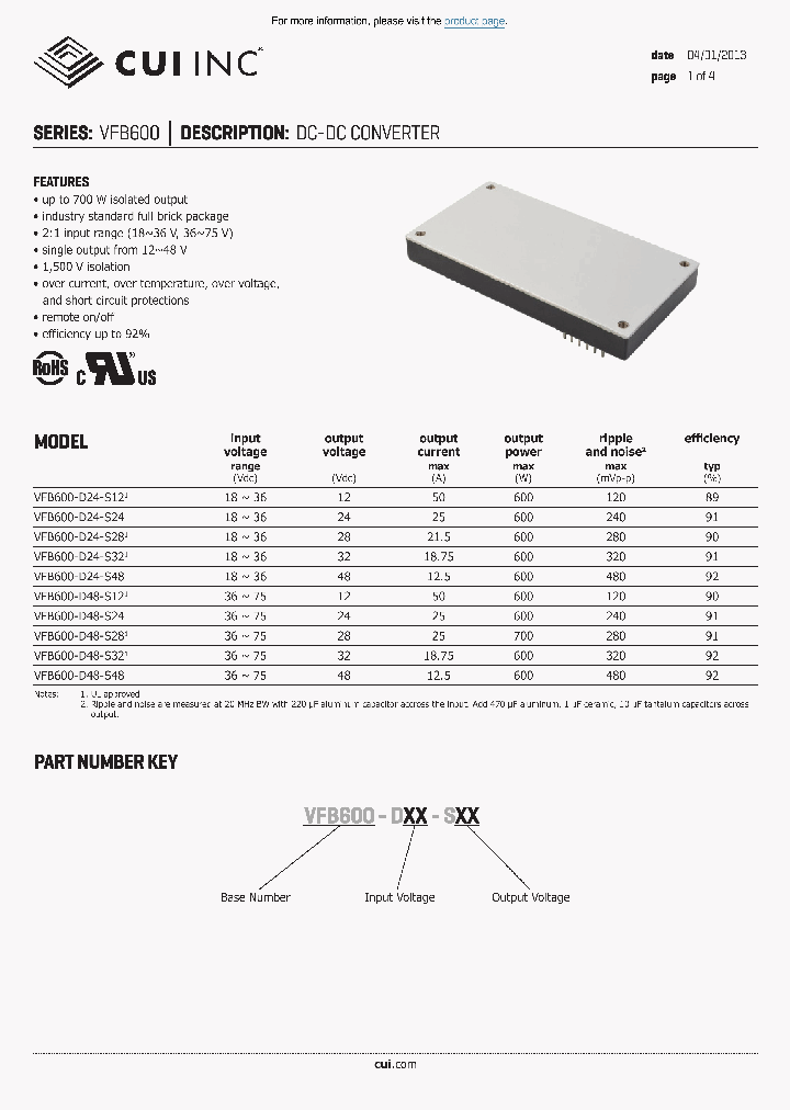 VFB600-D48-S24_8525126.PDF Datasheet